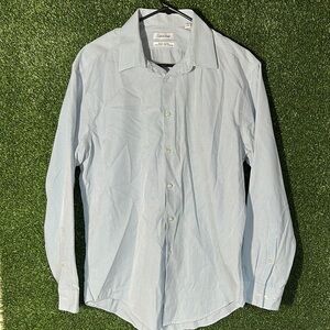 Calvin Klein Blue Dress Shirt Classic Design